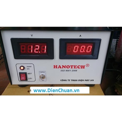 Máy nạp ắc quy tự động Hanotech C15D 15A-12V