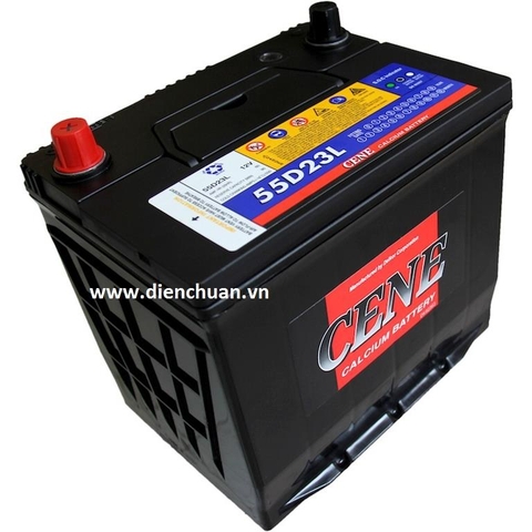 Ắc quy CENE 12V-60Ah 55D23L/R