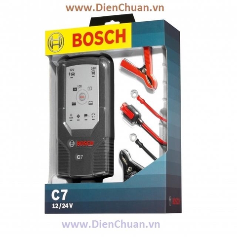 Máy sạc nạp ắc quy BOSCH C7 12V-24V