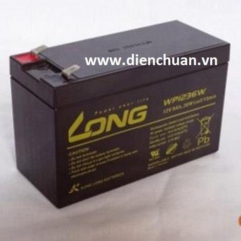 Ắc quy dùng cho UPS- loa kéo- bình thuốc sâu- lưu điện cửa cuốn- xe điện trẻ em Long 12V-9Ah WP1236W