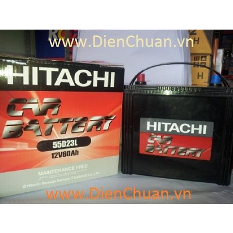 ẮC QUY HITACHI 12V-60Ah 55D23L