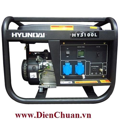 Máy phát điện Hyundai HY3100L 2.5-2.8 KW chạy xăng