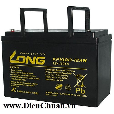 Ắc quy Long 12V-100Ah KPH100-12AN