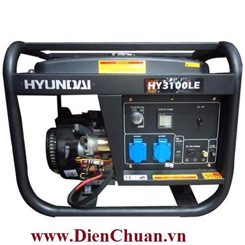 Máy phát điện Hyundai HY3100LE 2.5KW ( 2.5-2.8 KW) chạy xăng