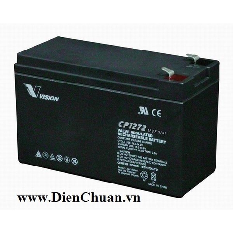 Ắc quy Vision 12V-7.2Ah CP1272