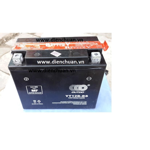 Ắc quy xe máy phân khối lớn Outdo YT12B-BS 12V-10Ah