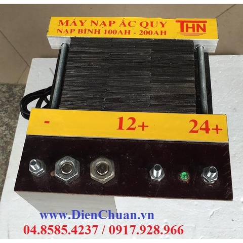 Máy nạp sạc ắc quy thủ công 12V/24V 100-200Ah