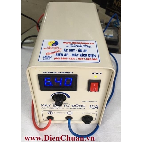 Máy sạc ắc quy Điện Chuẩn 10A 12V-100Ah DC1210-1