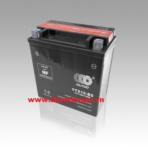 Ắc quy xe máy 12V-14Ah Outdo UTX16-BS