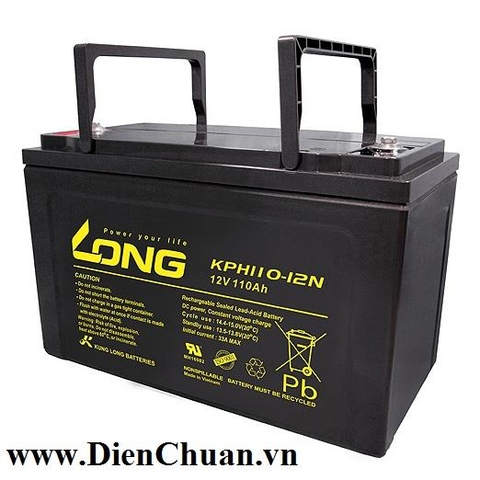 Ắc quy Long 12V-110Ah KPH110-12N