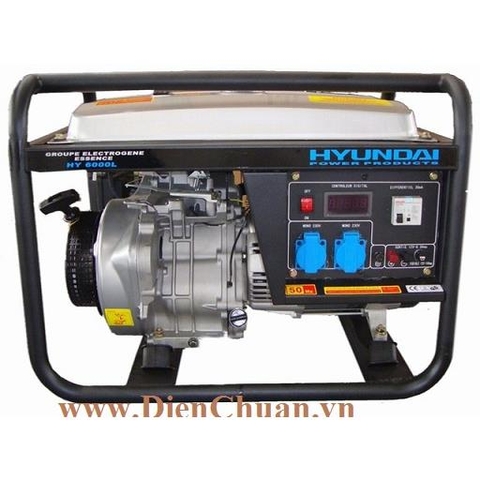 Máy phát điện Hyudai HY6000L (4.0-4.4 KW) chạy xăng