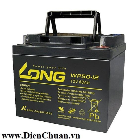 Ắc quy Long 12V-50Ah WP50-12