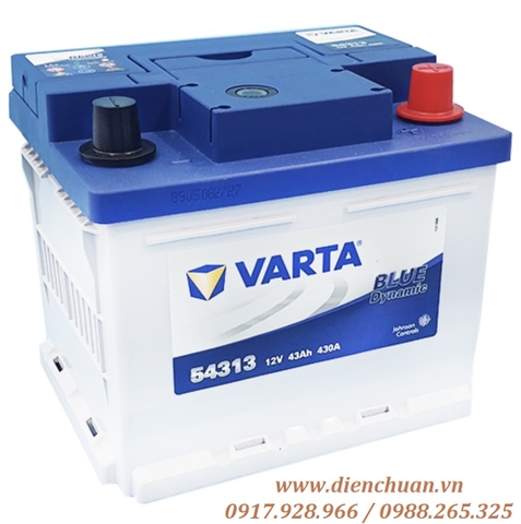 Ắc quy Varta 12V-43Ah 54313 ( Varta Din 43 )