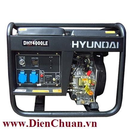 Máy phát điện Hyundai DHY4000LE 3KVA (3.0-3.3 KW) Chạy dầu