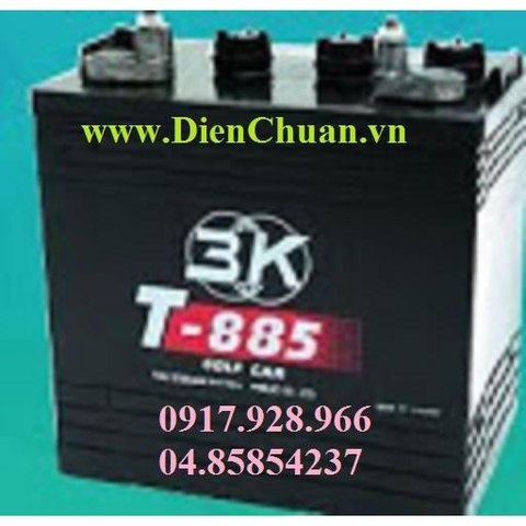 Ắc quy xe điện xe Golf 3K 8V-170Ah T-885