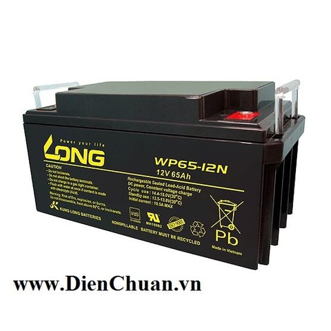 Ắc quy Long 12V-65Ah WP65-12N