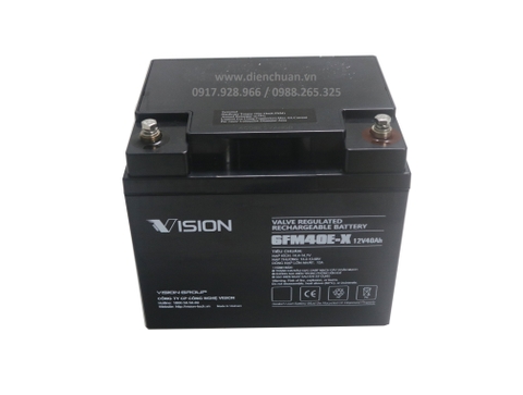 Ắc quy Vision 12V-40Ah 6FM40E-X