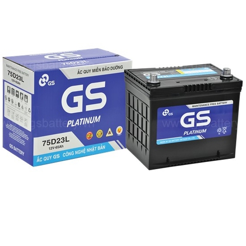 Ắc quy GS 12V 65Ah 75D23L