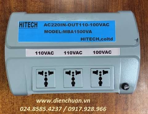 Biến áp đổi nguồn Hitech 1.5KVA/1500VA