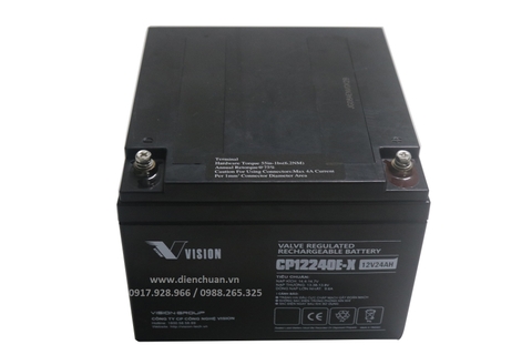 Ắc quy Vision 12V 24ah CP12240E-X