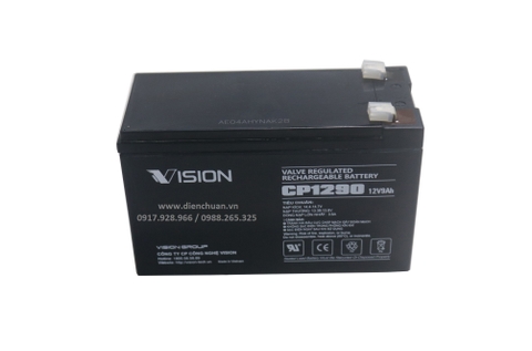 Ắc quy Vision CP1290 ( 12V 9ah)