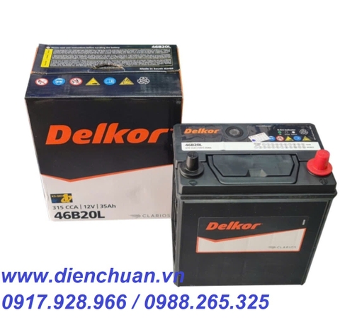 Ắc quy DELKOR 12V-35Ah 46B20L/LS