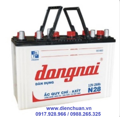 Bình Ắc quy Đồng Nai 12V 28Ah N28