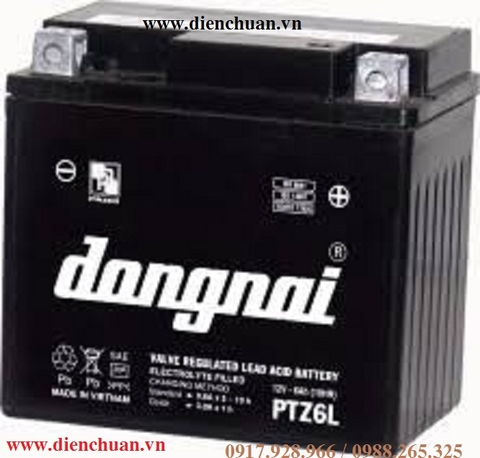 Ắc quy Đồng Nai 12V 6Ah PTZ6L