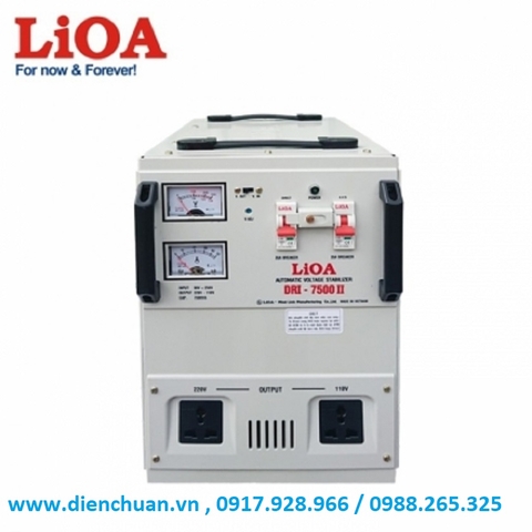 Ổn áp LIOA DRI -7500II (7.5KVA/7500VA 90V- 250V )