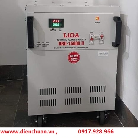 Ổn áp LIOA DRII-15000II (15KVA/15000VA 50V-250V )