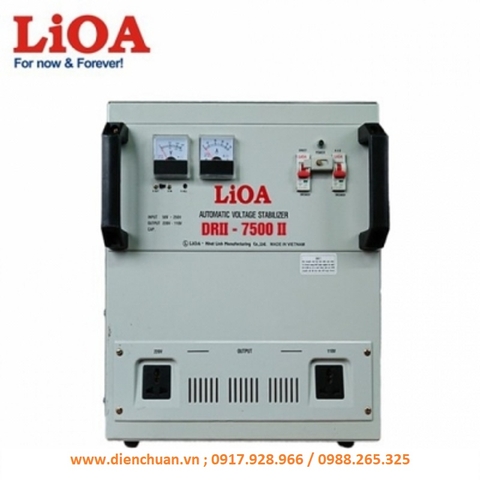 Ổn áp LIOA DRII-7500II ( 7.5KVA/7500VA 50V-250V )