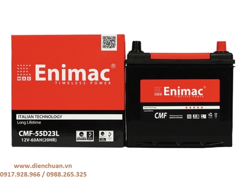 Ắc quy Enimac CMF55D23R/L (12V 60Ah)