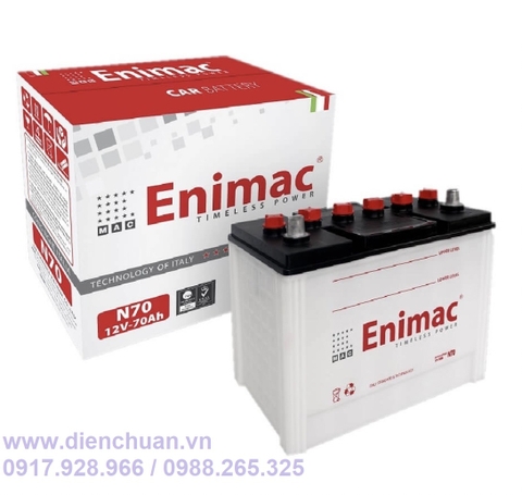 Ắc quy Enimac 12V-70Ah N70