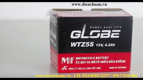 Bình ắc quy Globe WTZ5S ( 12V 4.2Ah)