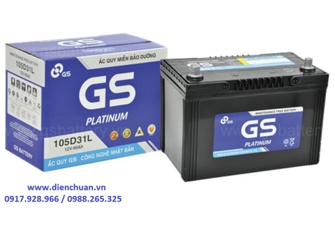 Ắc quy GS 12V 90Ah ( GS 105D31L)