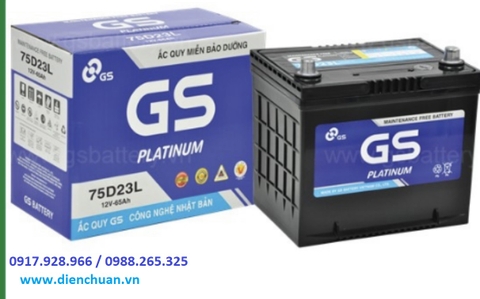 Ắc quy GS 12V 65Ah 75D23L