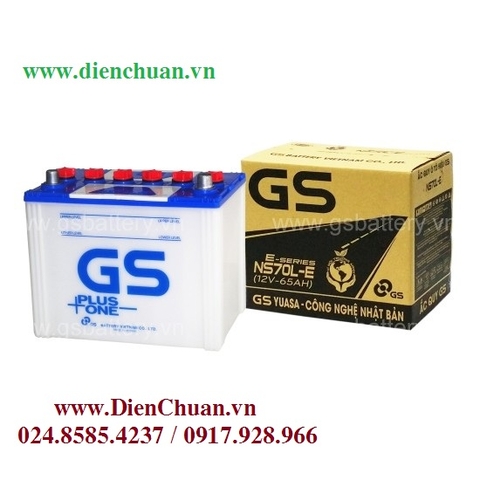 Ắc quy GS 12V 65Ah NS70/NS70L-E