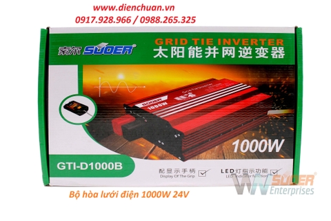 Bộ hòa lưới điện 1000W Suoer GTI-D1000B