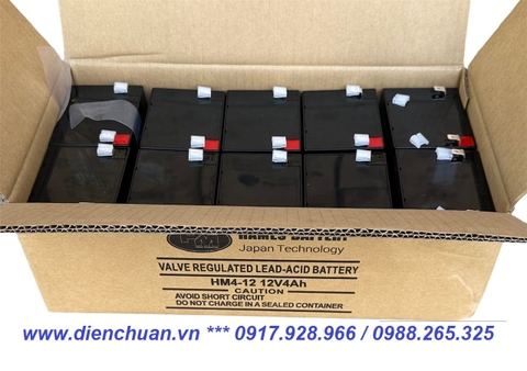 Ắc quy 12V-4Ah HAMES HM4-12