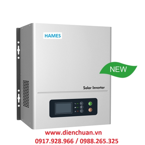 Kích điện Inverter Hybrid Hames 2000va 24V có sạc pin Solar 50A, sạc điện lưới AC 15A