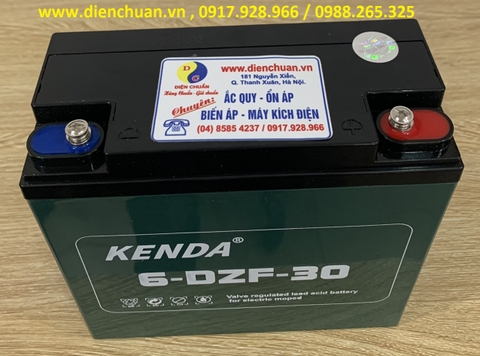 Ắc quy xe đạp điện 12V 30Ah Kenda 6-DZF-30/ 6-FM-30