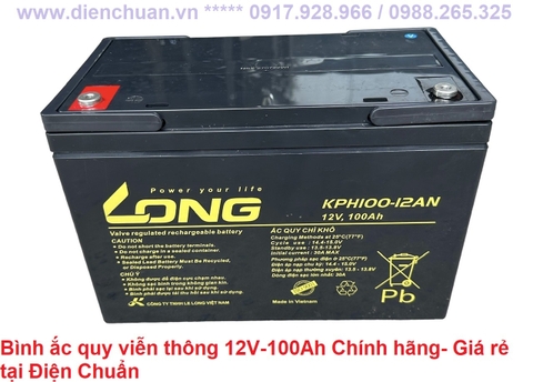 Ắc quy Long 12V-100Ah KPH100-12AN