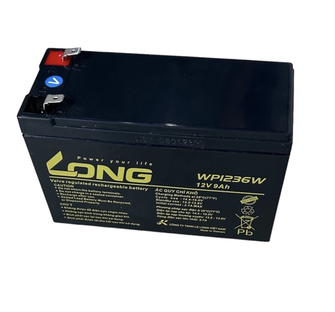Ắc quy Globe 9Ah-12V (WP9-12) - chuyển đổi thành Long 12V-9ah WP1236W /Long WP9-12SHR