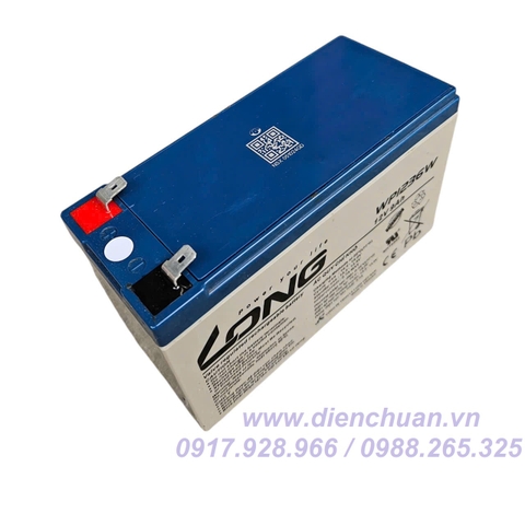 Ắc quy dùng cho UPS- loa kéo- bình thuốc sâu- lưu điện cửa cuốn- xe điện trẻ em Long 12V-9Ah WP1236W