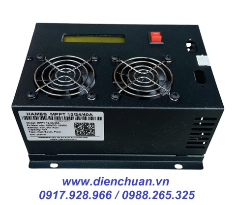 Điều khiển sạc pin năng lượng mặt trời MPPT40A 12V/24V ( (Hames MPPT12/24/40A)