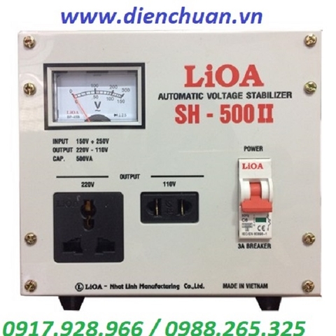 Ổn áp Lioa 500VA (0.5KVA) SH-500 II