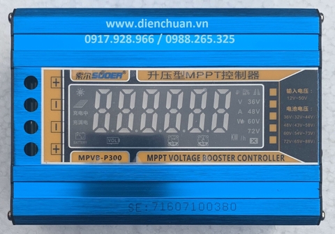 Bộ điều khiển sạc MPPT 300W 12V-50V Boost sạc lên 36V-72V MPVB-P300
