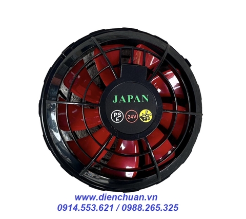 Bộ pin lithium ( Li-ion) 24V 94000mAh + 2 Quạt - dùng cho áo điều hòà chống nắng Japan MLS 24V 94000mah