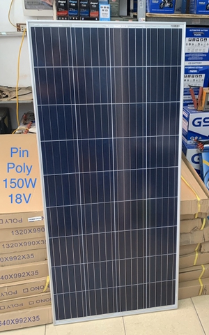 Tấm pin năng lượng mặt trời Poly 150W 18V ESG-150P