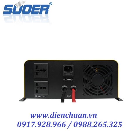 Kích điện- biến tần sin chuẩn 1.5KVA-12V-1000W /Pure Sine Wave Inverter (Suoer PL-1.5KA-12V )
